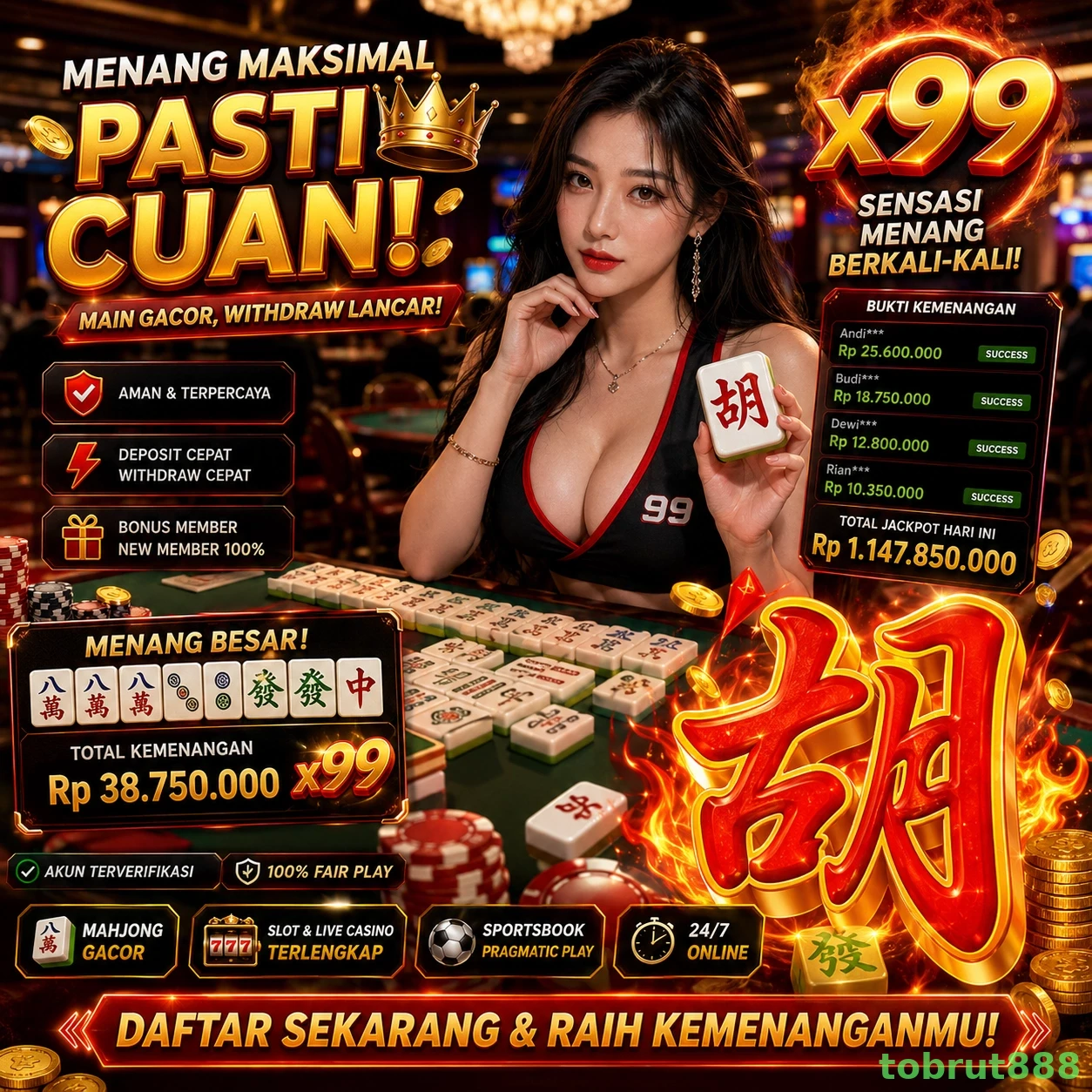 tobrut888 Platform Game Terpercaya untuk Pemain Indonesia